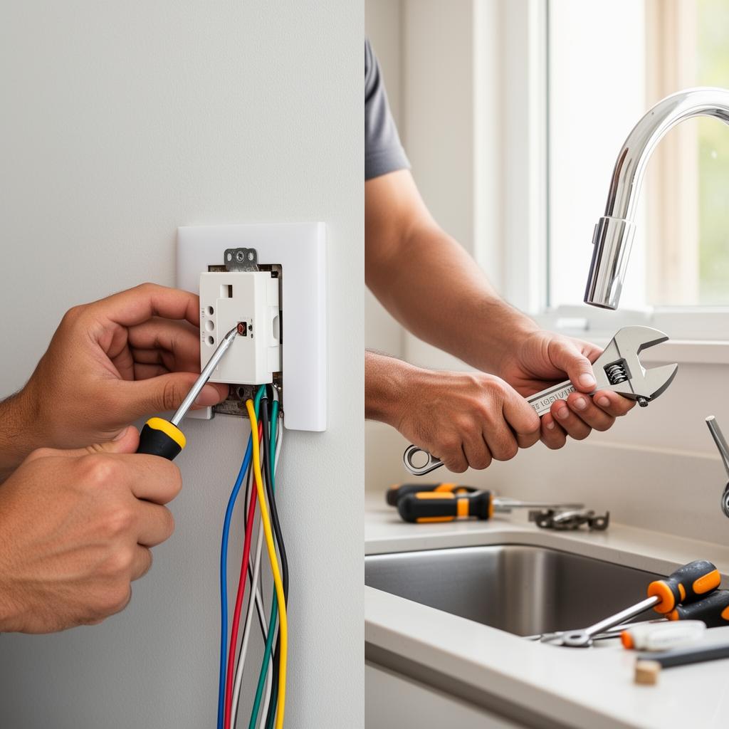 Reparos elétricos, hidráulicos e residenciais